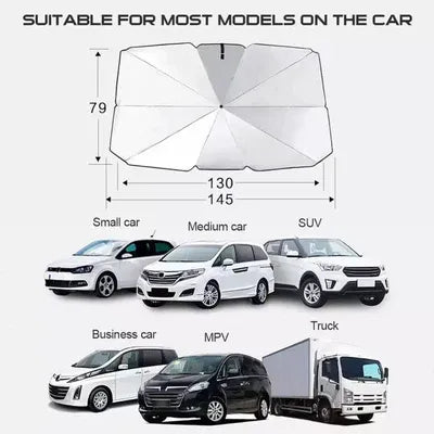 TAQWA™ Universal Car Windshield Sun Shade Umbrella
