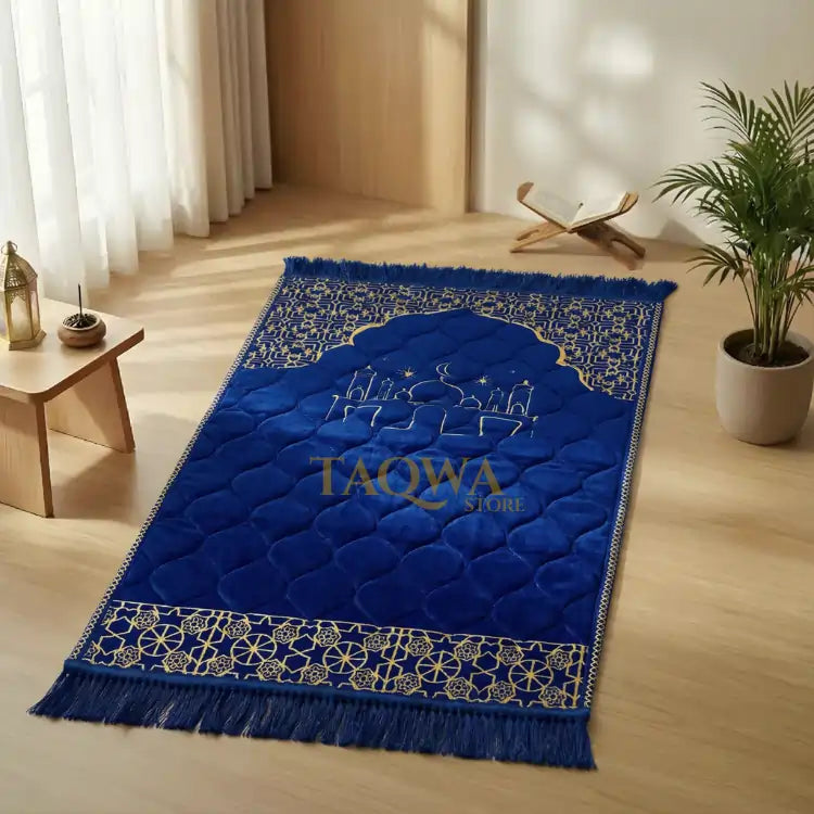 Blue Mosque & Flower - Silver