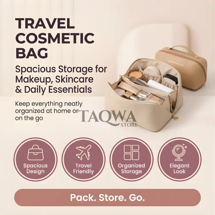 TAQWA™ Large Capacity Travel Cosmetic Bag