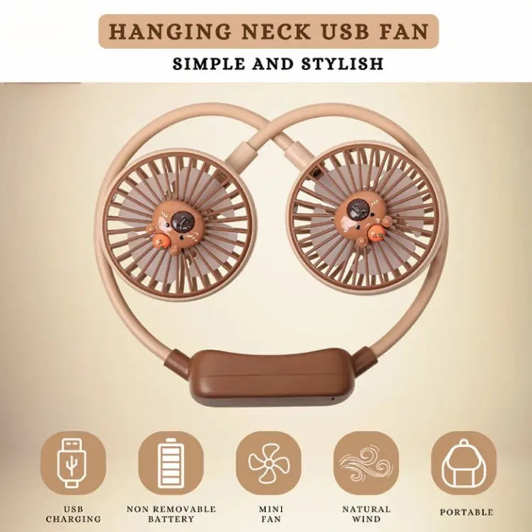 TAQWA™ Rechargeable Hanging Neck Fan - Stay Cool and Comfortable