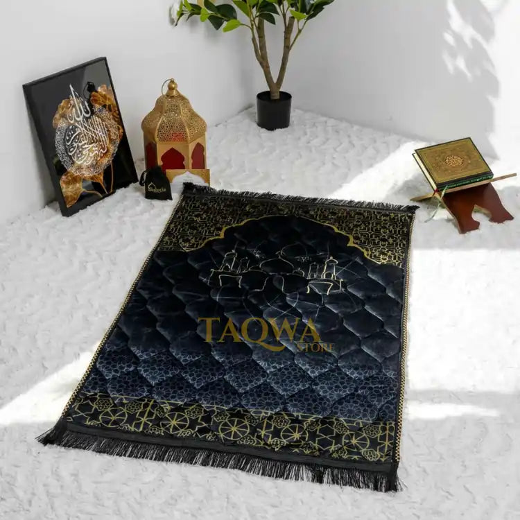 Black Mosque & Flower - Silver
