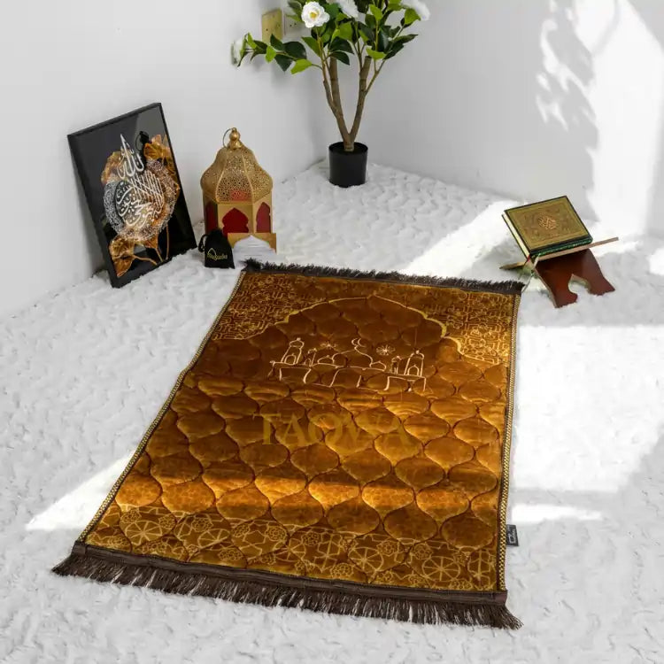 Brown Mosque & Flower - Silver