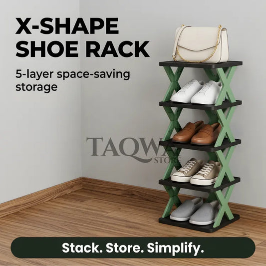 TAQWA™ X-Shape Shoe Rack 5 layer